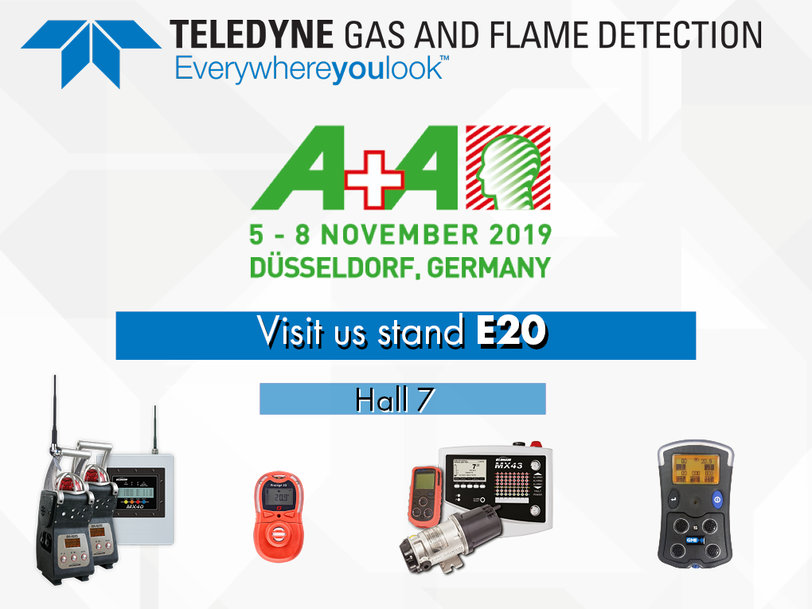 Teledyne Gas & Flame Detection ist Aussteller der A + A 2019